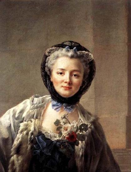 Francois-Hubert Drouais Madame Drouais, Wife of the Artist oil painting image